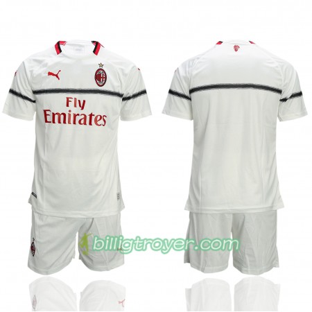 Billige Fotballdrakter AC Milan Barn Bortedraktsett 2018/19 Kortermet